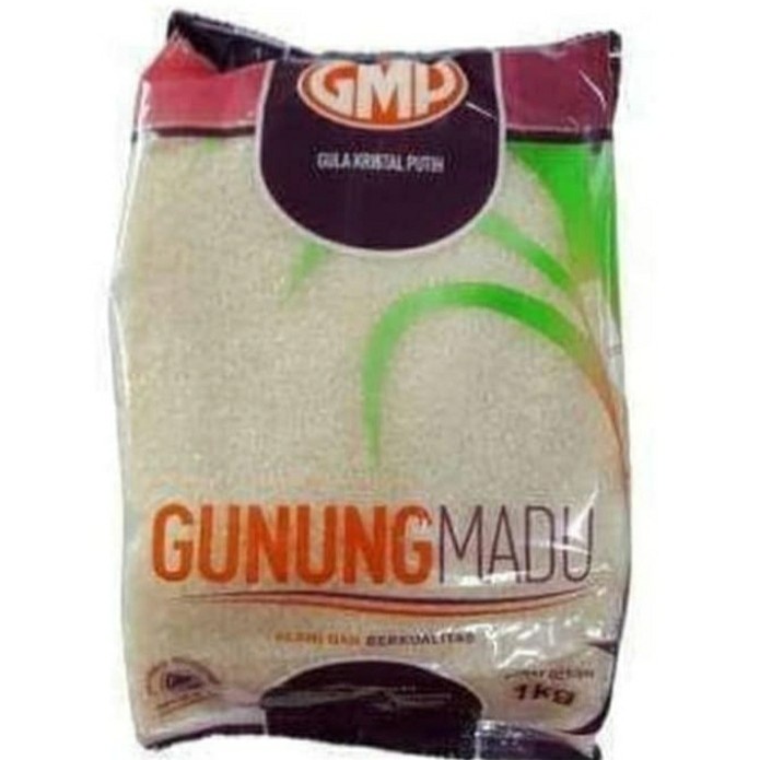 

Gula pasir GMP 1kg Gunung Madu Asli Lampung Premium Sugar Manis Murni Untuk Campuran Kue Pakan Burung Muray