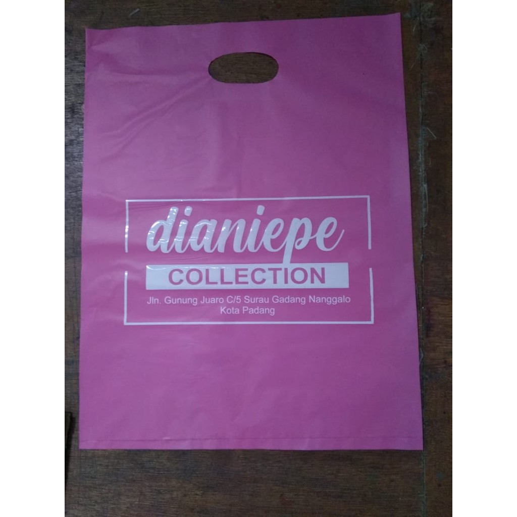 Plastik Sablon HD Plong Uk 30x40 Free Desain  (Harga per 1pcs) Plastik Sablon Plastik / Plastik packing / plastik