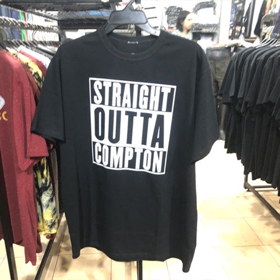 Kaos Straight Outta Compton NWA Tshirt Casual Unisex T-SHIRT Bahan Katun TERBARU