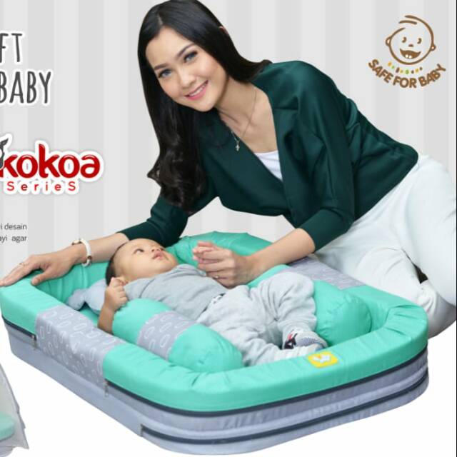 Baby Joy BJK4012 Kasur kolam + kelambu seri KOKOA