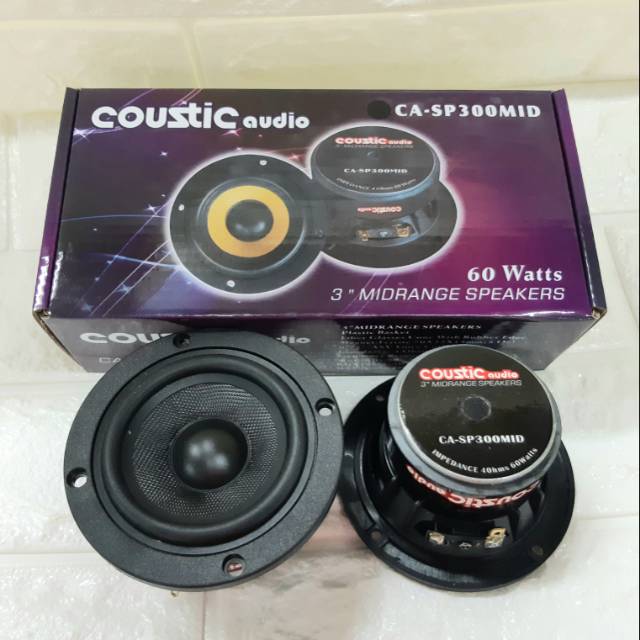 SPEAKER MID 3 INCH COUSTIC CA-SP300MID ORIGINAL 2 UNIT