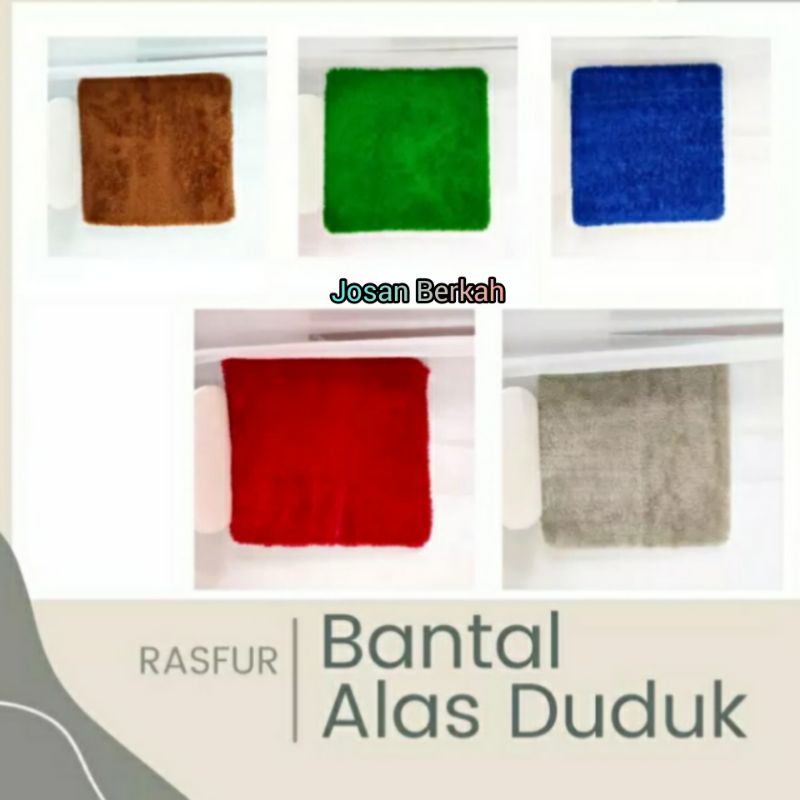 BANTAL DUDUK BANTAL LESEHAN BULU RASFUR (UKURAN JUMBO 50 X 50 CM ) ALAS DUDUK BELAJAR ZOOM / BANTAL ALAS DUDUK IBU HAMIL