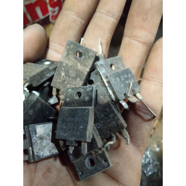transistor horisontal kaki pendek