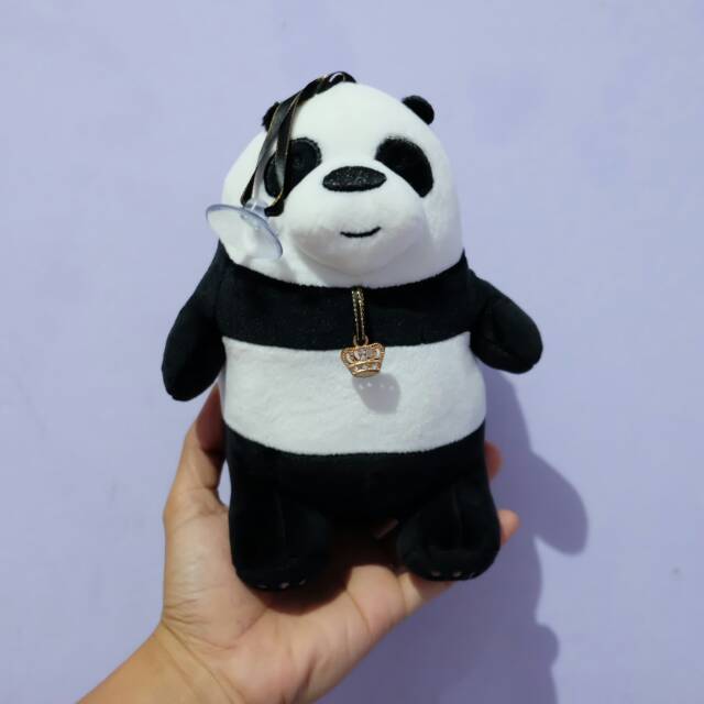 Boneka soft we bare bear 20cm 25cm 30cm panda teddy souvenir kado ultah