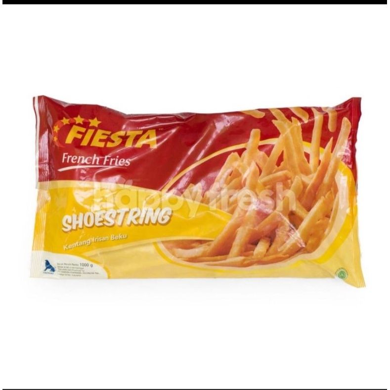 

French Fries Fiesta Shoestring 1000gr | Kentang Goreng | Kentang Beku