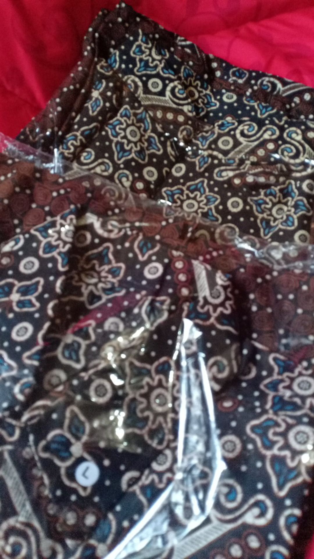 Paling Komplit M L Xl Xxl - Couple Gamis Sarimbit Batik Hem Dan Kemeja Keluarga