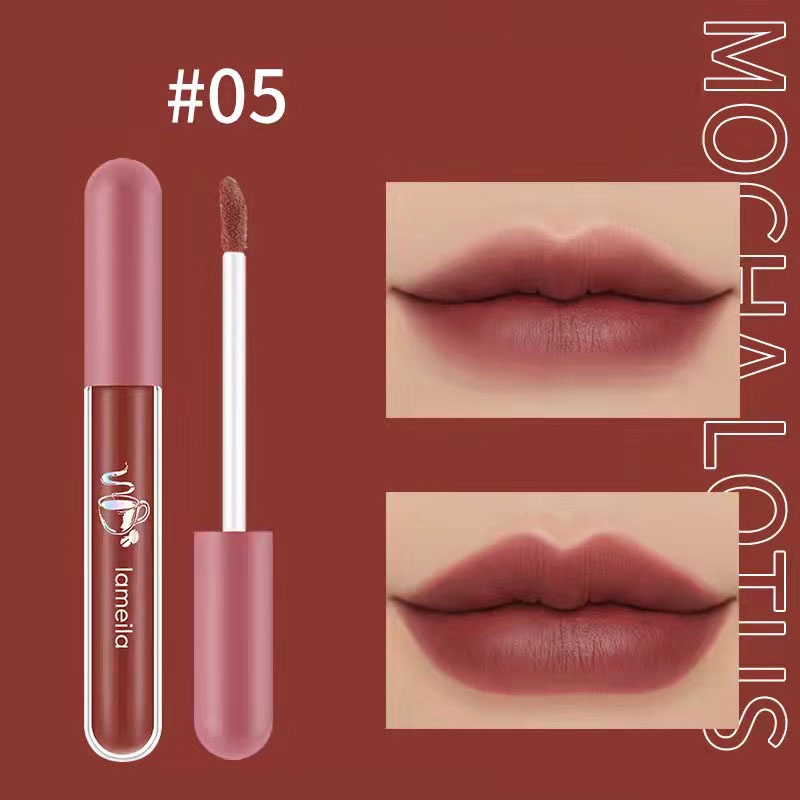 cod★ready★ ready 6 warna lipstik cair glamour matte ringan tahan lama lip gloss Lip Cream import murah globallagilaku