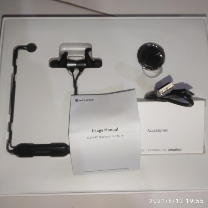 Rock Space - Muvia H1 Bluetooth Earphone Special Gift Box Original Eb78368