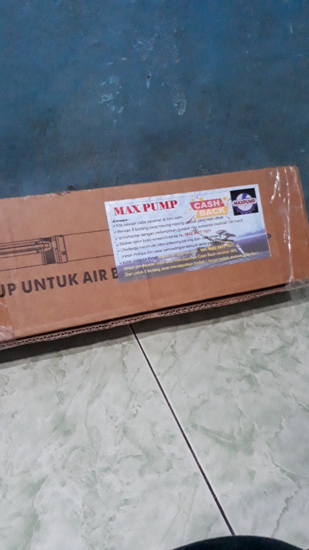 Mesin Pompa Air Satelit Ukuran 3in370watt 0.5hp Dg Kabel Biru 40m Pompa Submersible Speed 2850r/min