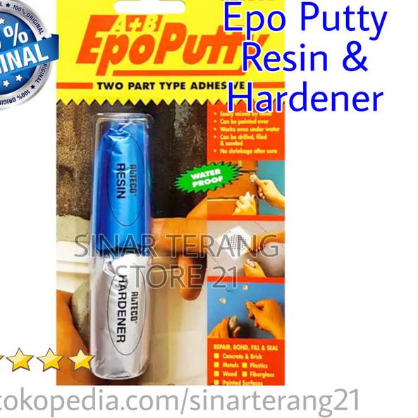 ☜ Lem ALTECO EPO PUTTY Resin & Hardener 50 gr Adhesive Waterproof Alteko ➳