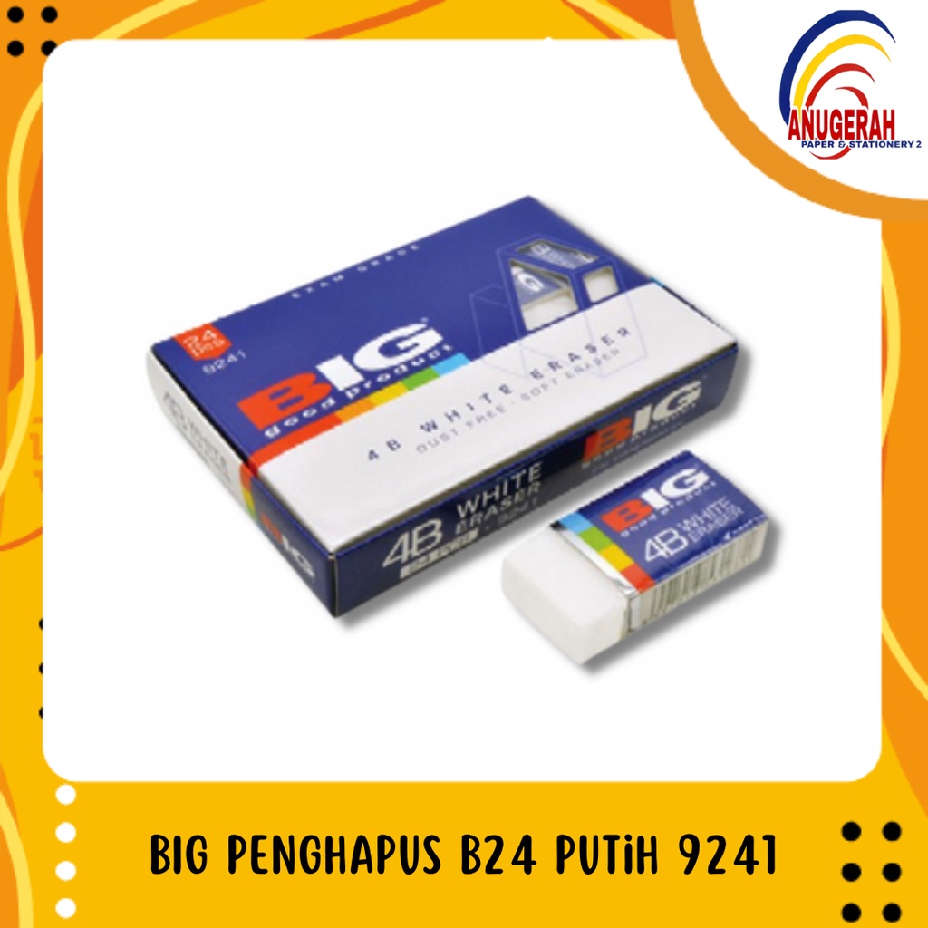 

BIG Penghapus B24 Putih 9241 (PCS)