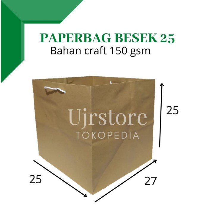 

PAPERBAG BESEK / BOX NASI / SNACK 25 x 25