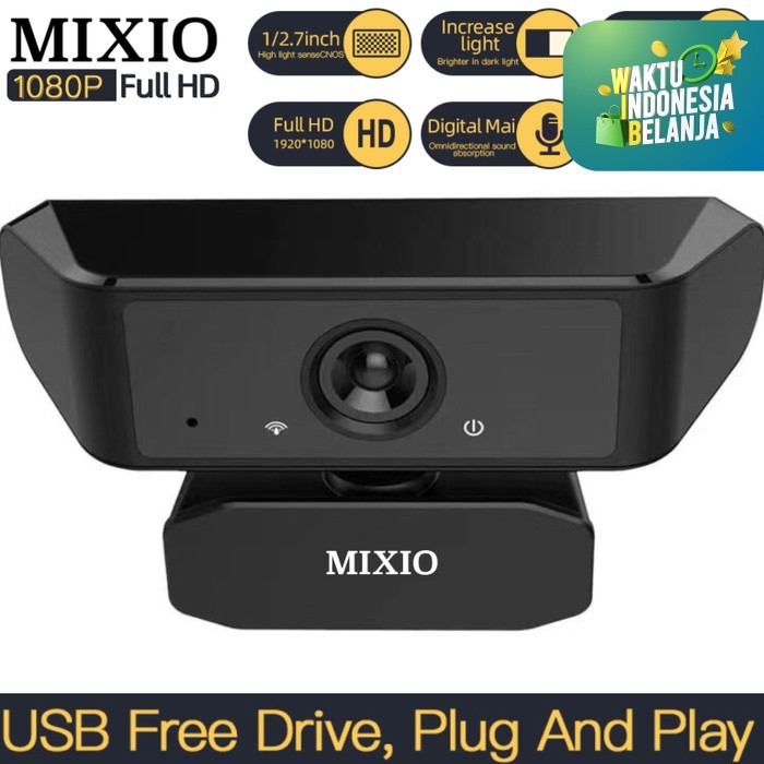 mixio z1 1080p full hd webcam with microphone web cam 1080p original