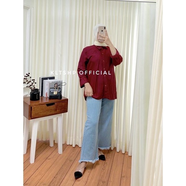 KEMEJA RAYON POLOS