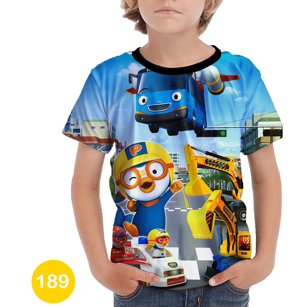 Baju Tayo the Little Bus Baju Anak Printing #189