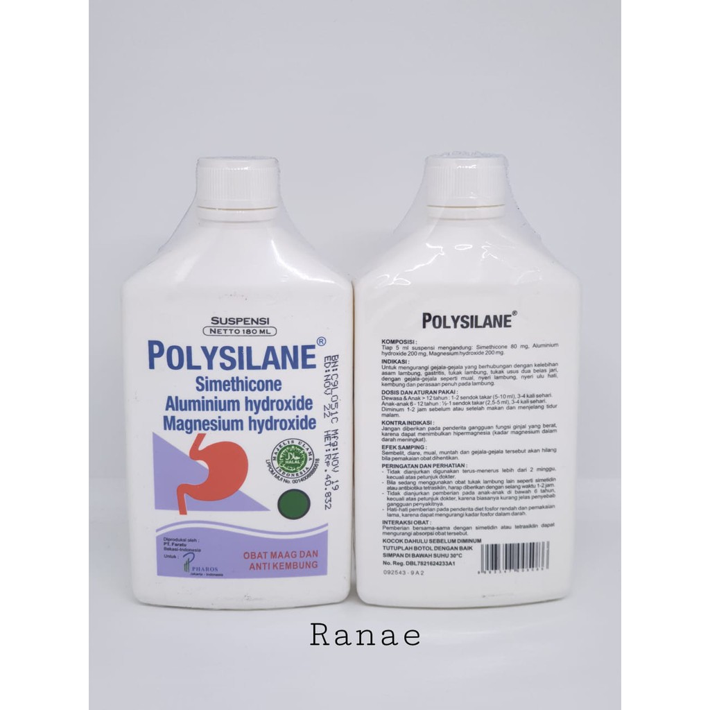 180ML Polysilane Cair - Obat Maag Dan Anti Kembung