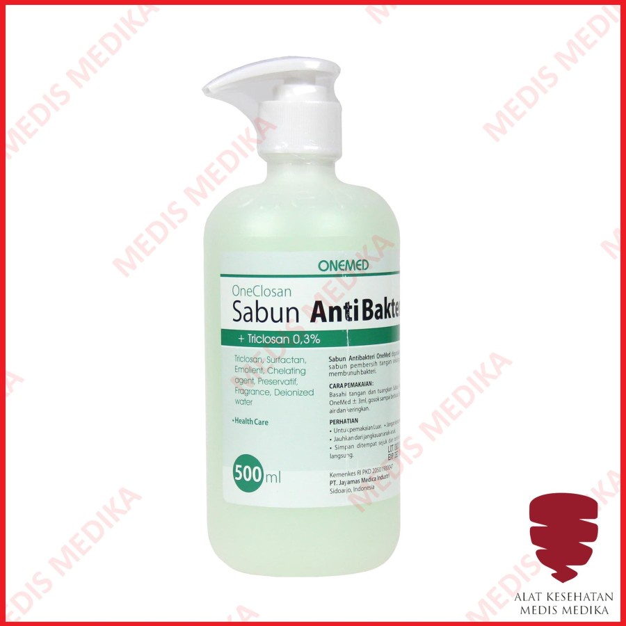 Sabun Anti Bakteri 500 ml Cuci Tangan Antiseptik Dispenser Pump Onemed