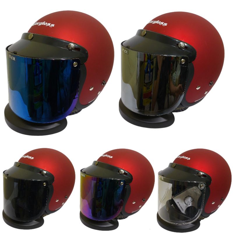 Helm Cargloss Original Maroon Doff