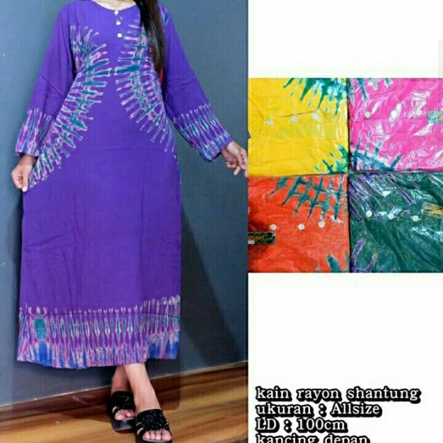 daster bali lengan panjang murah