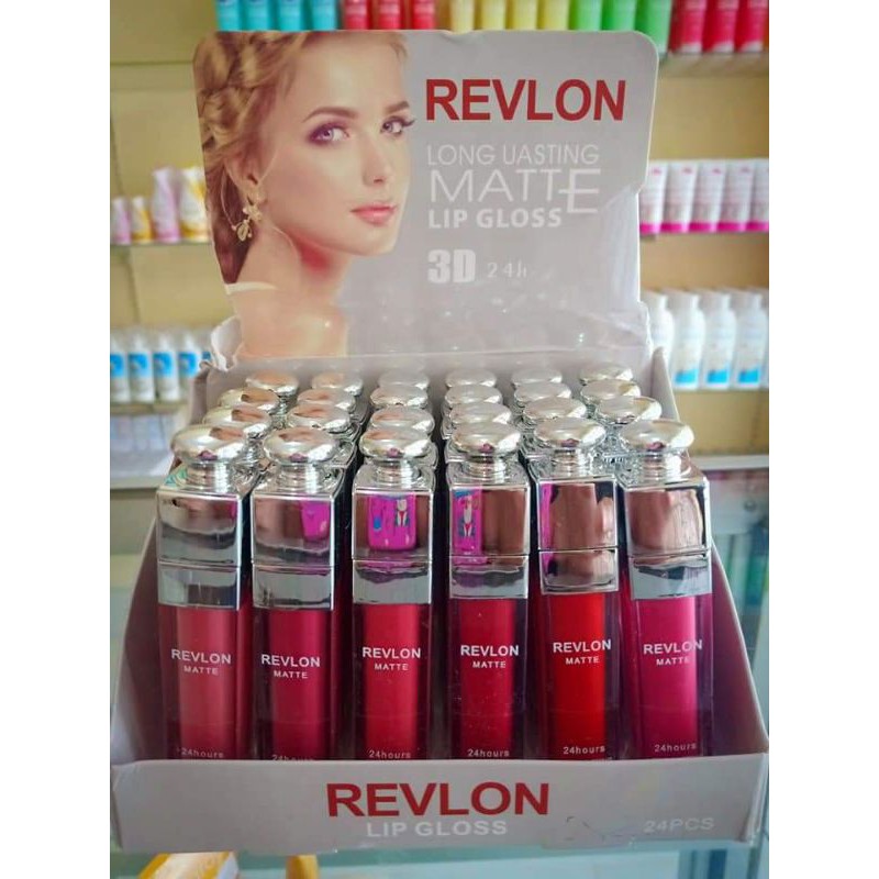 [ TERMURAH ] LIP CREAM REVLON 3D MATTE LONGLASTING 24 H / LIPGLOSS REVLON TERBARU