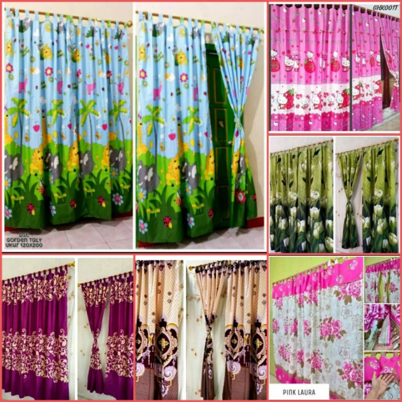 GORDEN PINTU KARAKTER MURAH KAMAR TIDUR | HORDENG TIRAI PINTU KAMAR TIDUR KARAKTER DORAEMON GRATIS O