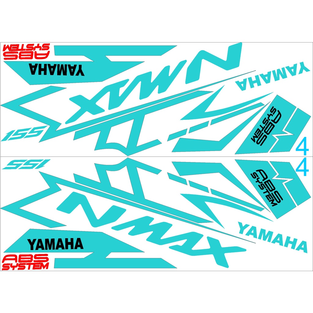 Stiker Cutting Motor Yamaha NMAX New 2020-2021 / Old (04) - Sticker Variasi Motor