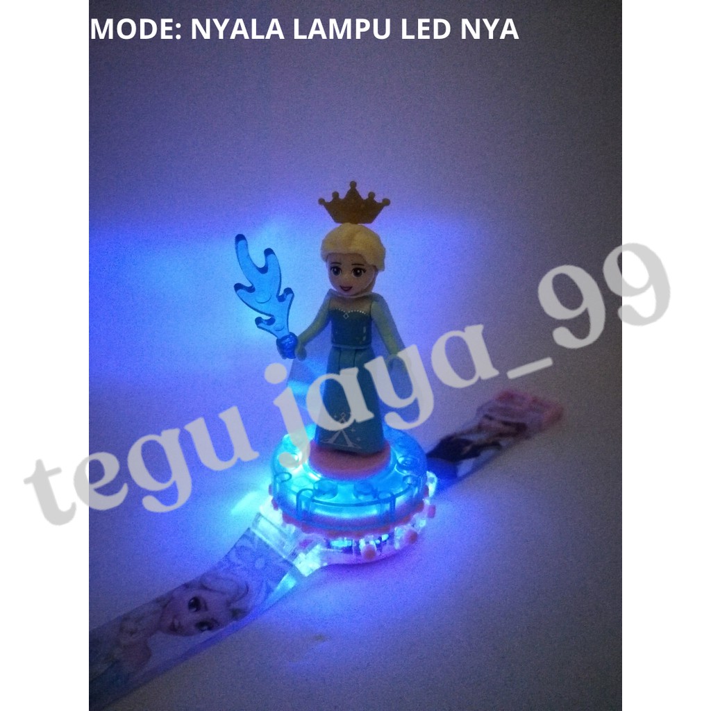 [✅FREE AKSESORIS ] JAM TANGAN LEGO ANAK PEREMPUAN LAMPU LED DAN MUSIK KARAKTER PUTRI TE560 GROSI