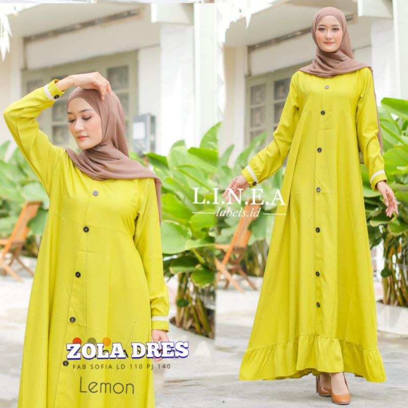 zola dress ori linea label