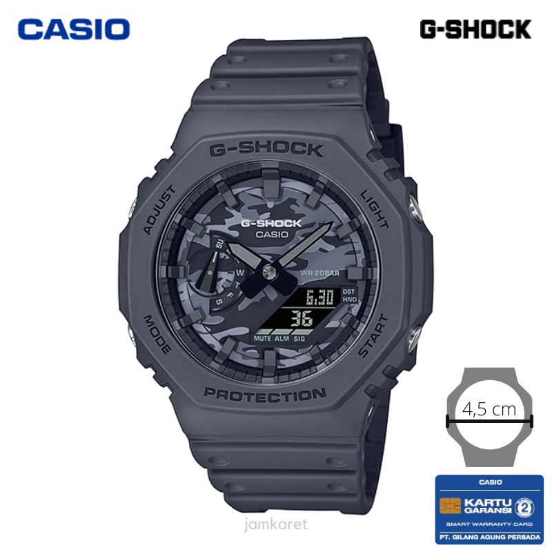 JAM TANGAN PRIA CASIO G-SHOCK GA-2100CA-8A ORIGINAL - GSHOCK GA2100CA