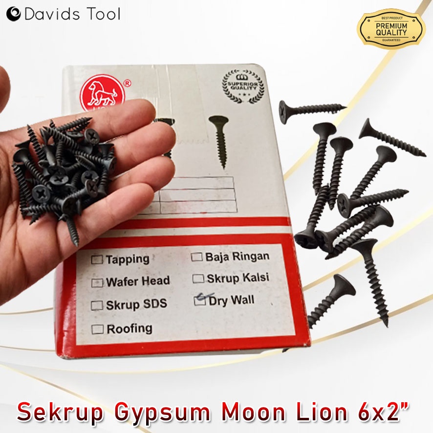 Sekrup Gypsum Skrup Gipsum Drywall Screw Patta Lion