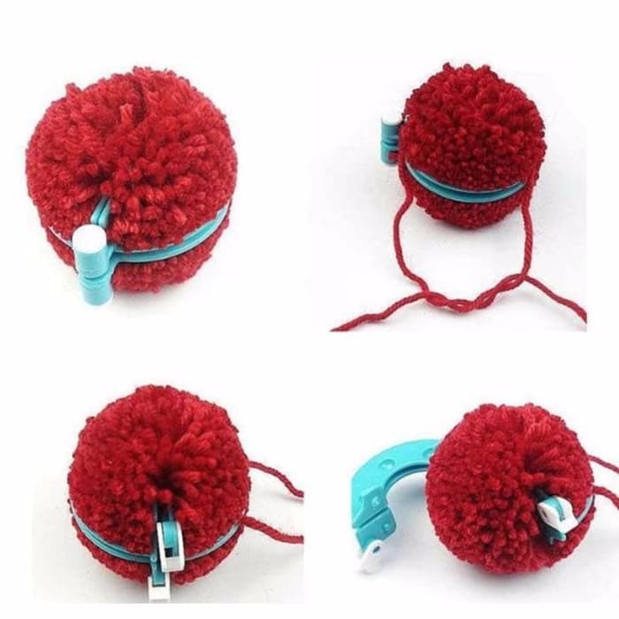 Clover Pom Pom Maker - Alat Membuat Pom Pom (8pcs/4pair)