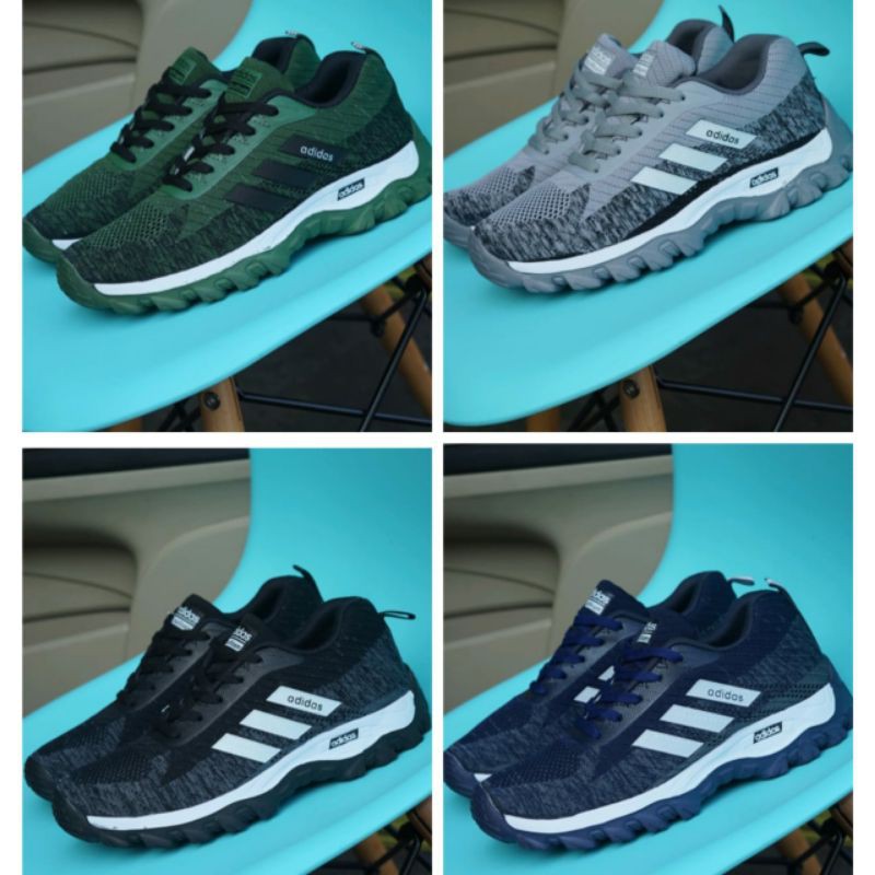 sneakers adidas cloudfoam olahraga running