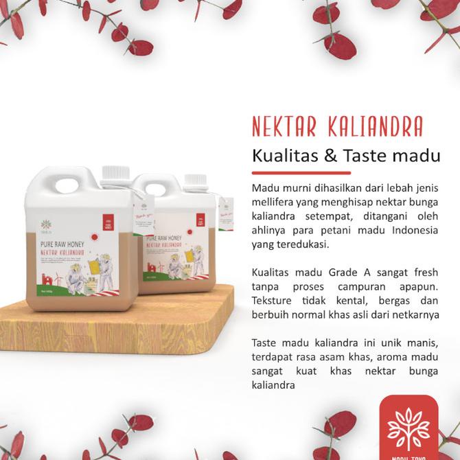 

Madu Murni Asli Tava Nektar Kaliandra 1kg 100% Pure Raw Honey Alami