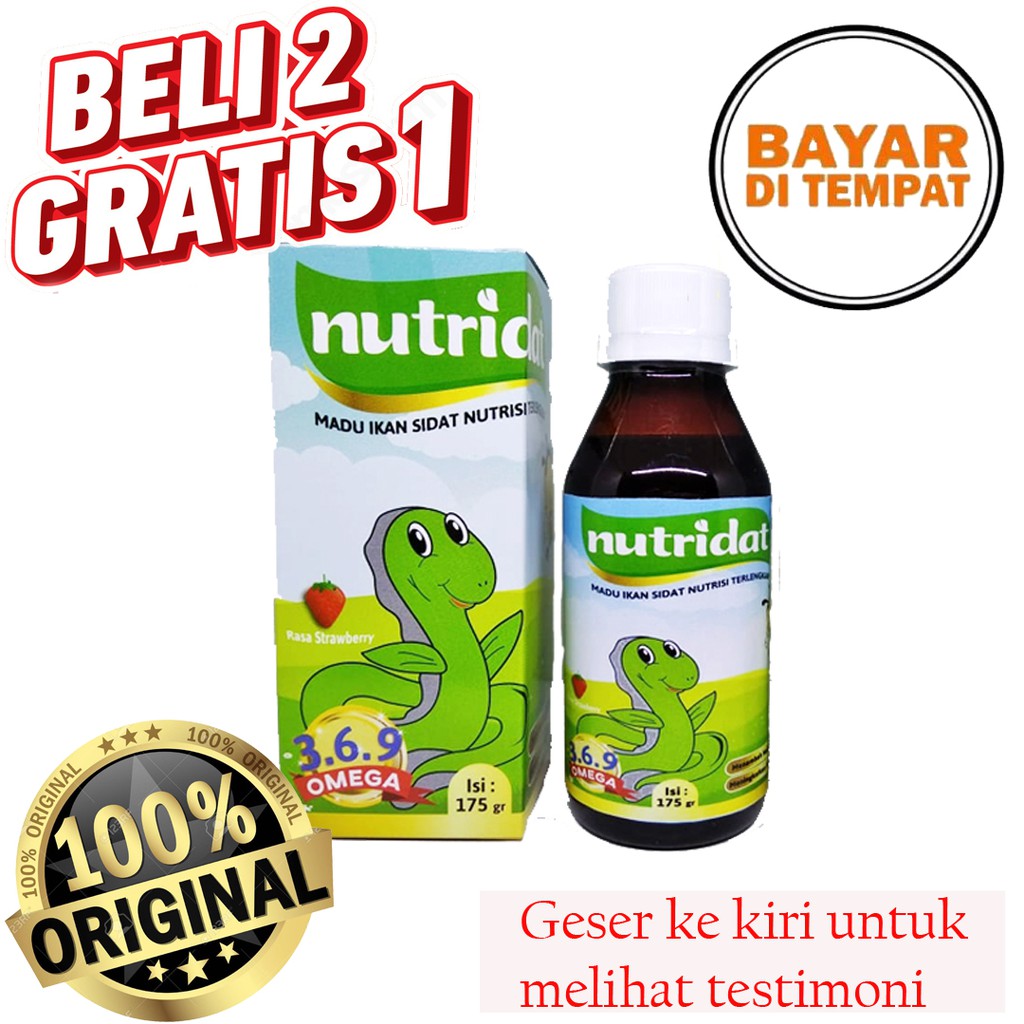 

(Bayar ditempat) Nutridat Promo Beli 2 Dapat 3 Botol