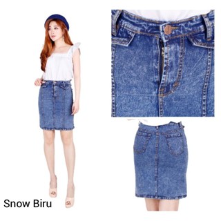 Bisa cod size 28 33 rok jeans pendek span mini wanita Bisa cod size 28 33 rok jeans pendek span mini wanita