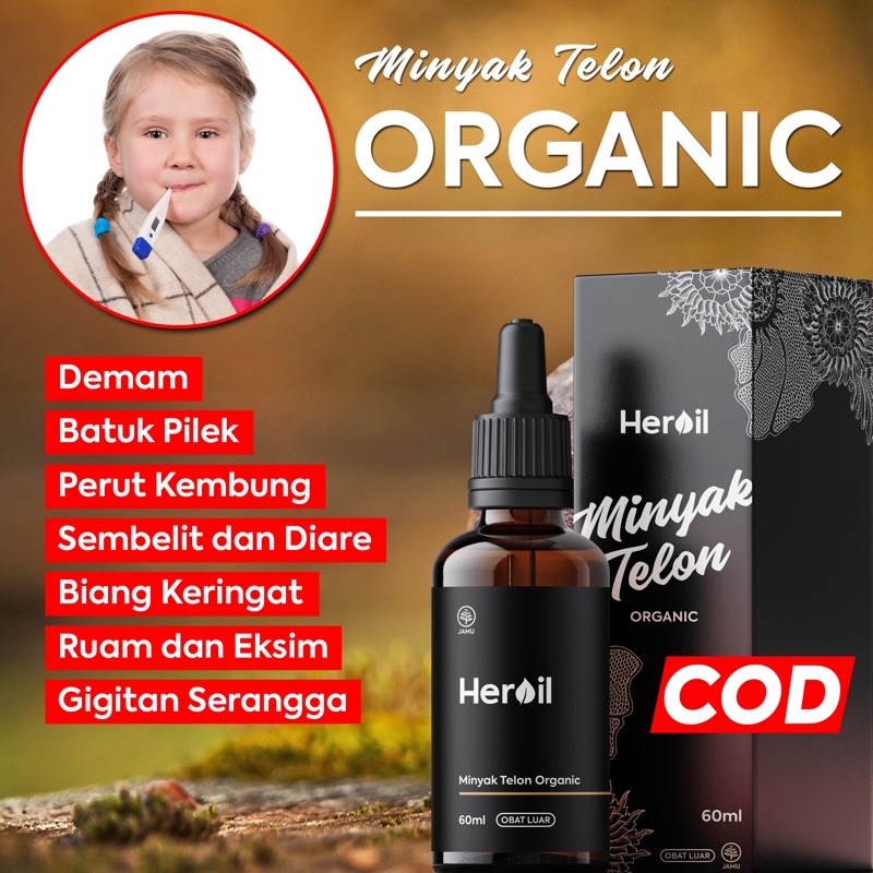 heroil minyak telon kesehatan / minyak telon organic / minyak balur herbal