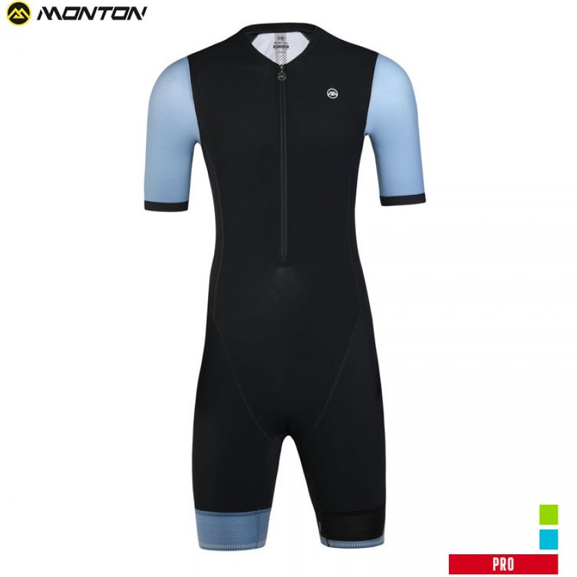 MONTON SHORT SLEEVE TRI SUIT MENS PRO RACEII - BAJU TRIATHLON