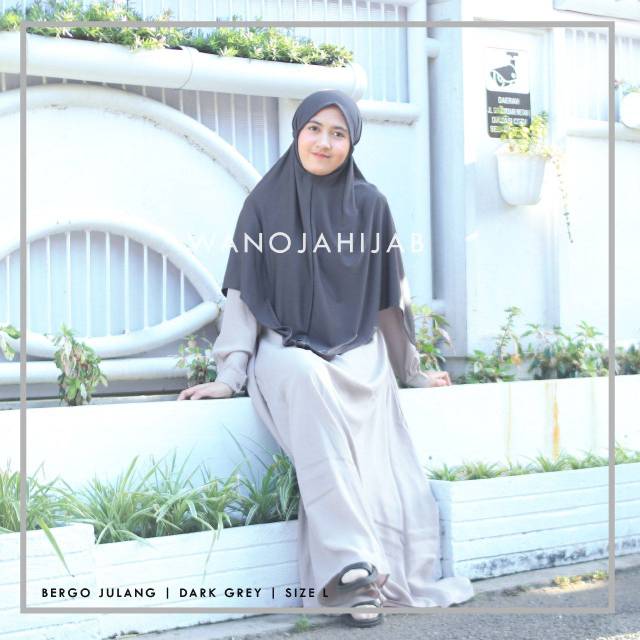 Dress Dadali by Wanoja/ Wanoja Hijab/dress ity crepe/Dress harian/Khimar Wanoja