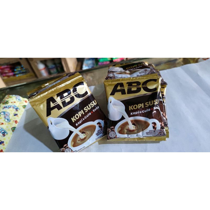 

Kopi Susu ABC Renceng isi 10 sachet