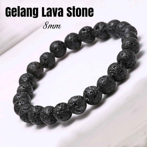 Favoritkan  Bagikan GELANG NATURAL BATU LAVA STONE ORIGINAL BRACELET