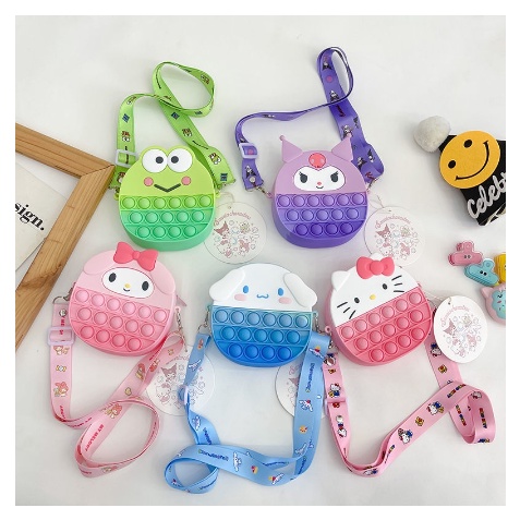 TAS POP IT ANAK FASHION / TAS POP IT SELEMPANG ANAK / TAS POP IT ANAK TERMURAH - PO-39