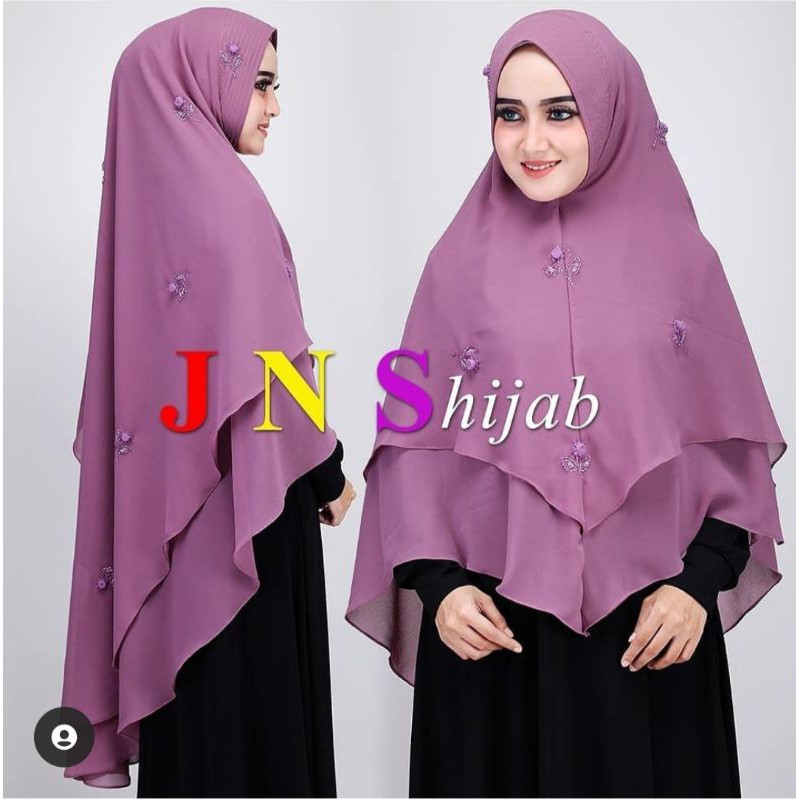 Khimar LV Payet Full By JNS Hijab