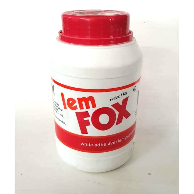 LEM FOX BOTOL 1 KG / LEM PUTIH PVAC