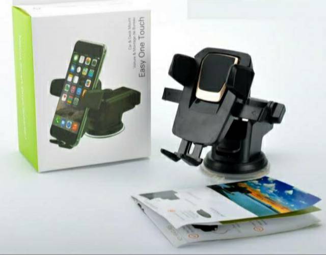 Holder Mobil Handphone - Hp - Easy One Touch Car &amp; Desk Mount - Clic, Tap &amp; Drive Safety - Mount