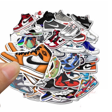 Sticker Bomb motif sepatu 017