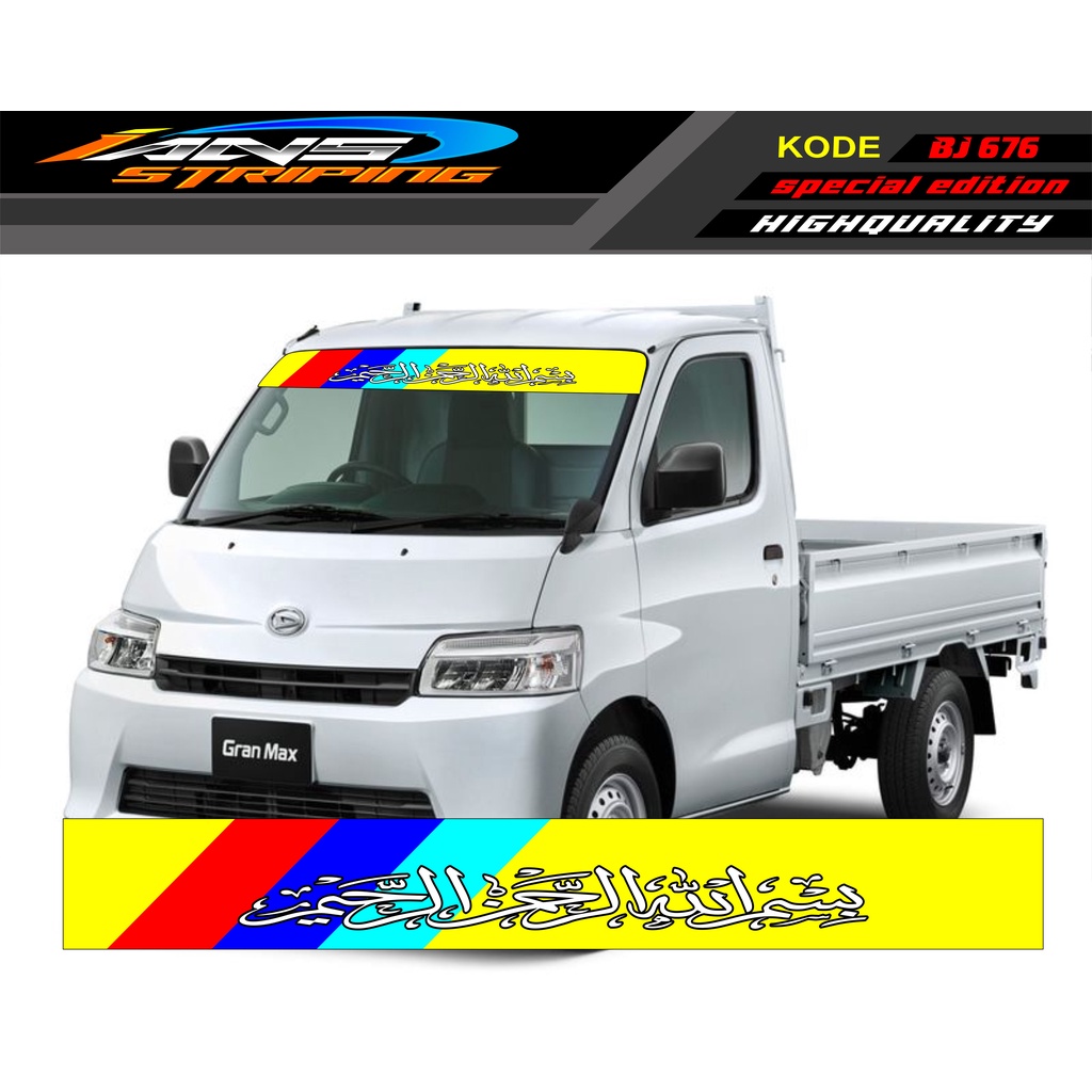 TERBARU STIKER KACA DEPAN MOBIL PICK UP / STIKER KACA DEPAN GRANMAX / DECAL CARRY / DECAL KACA DEPAN L300