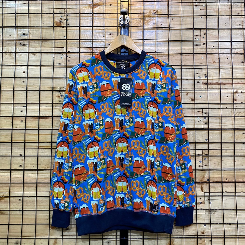 [COD] Sweater Pria Wanita Crewneck Distro Bandung-Drink