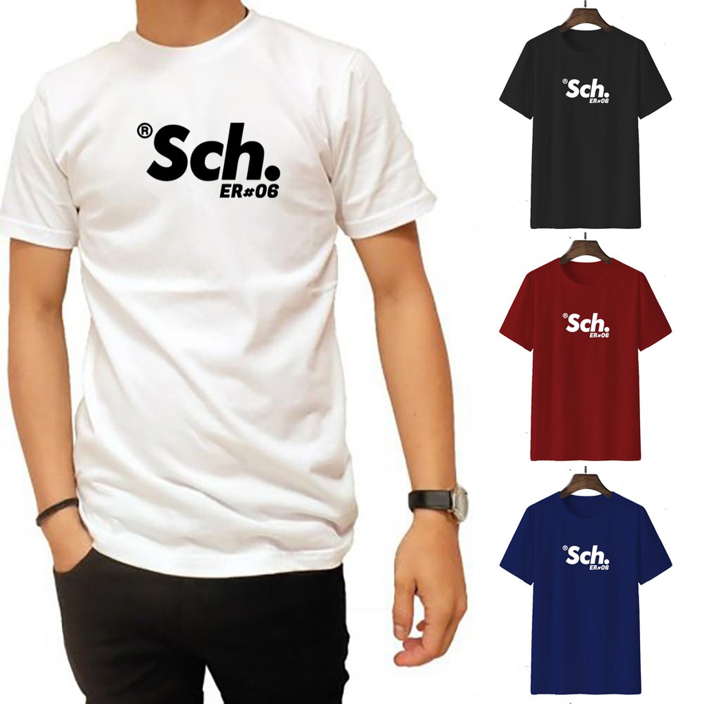 Kaos Distro Pria Cotton Combed 30s / Kaos Pria Lengan Pendek Cotton Combed 30s Bee50