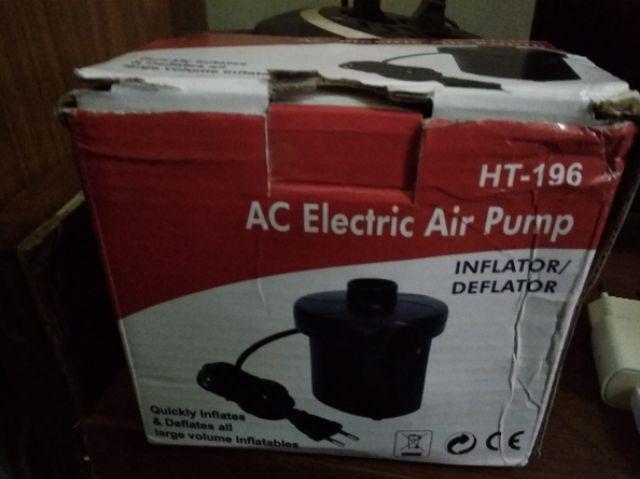 Ac Electric Vacum Pompa Listrik Kasur Angin Sofa Tiup Vacum Bag Elektrik