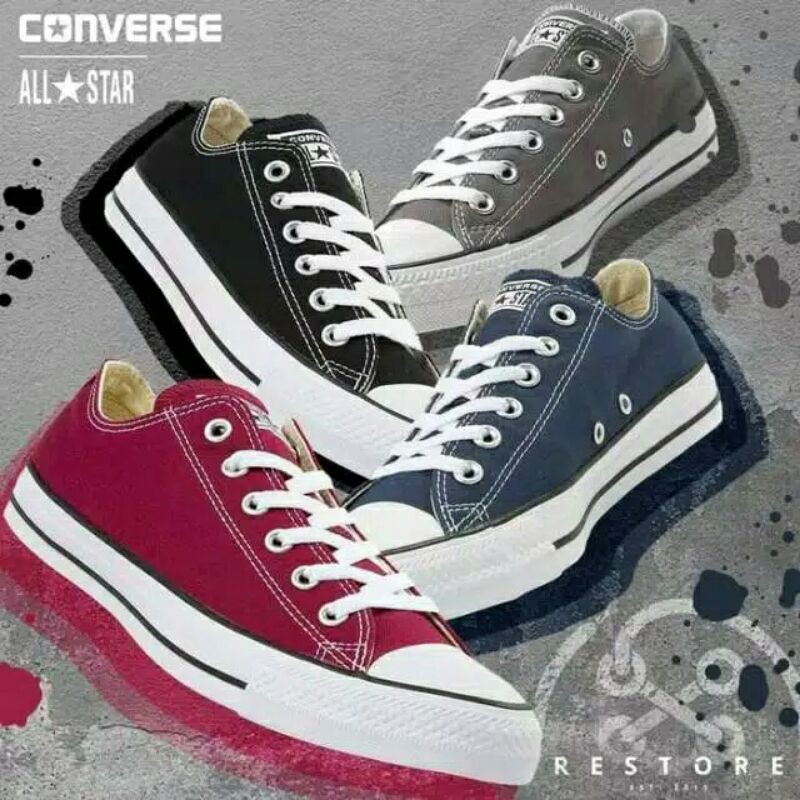 SNEAKERS SEPATU CONVERSE WANITA &amp; PRIA.tanpa box